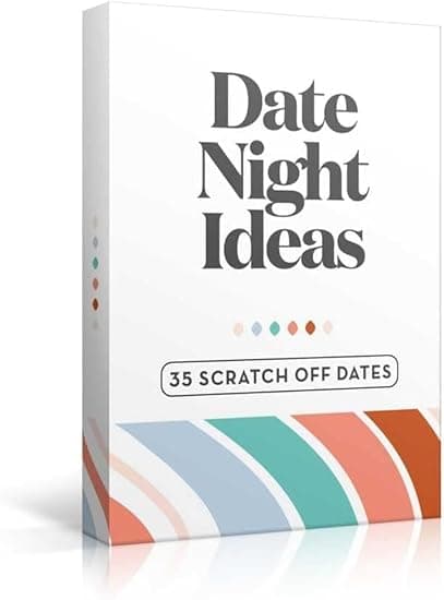 Romantic & Fun Scratch Off Date Night Ideas Card Game, Perfect Couple Gifts for Her or Him, Couple Gifts for Boyfriend, Girlfriend, Wife, Husband, Engagement, Birthday or Anniversaries - Image 1